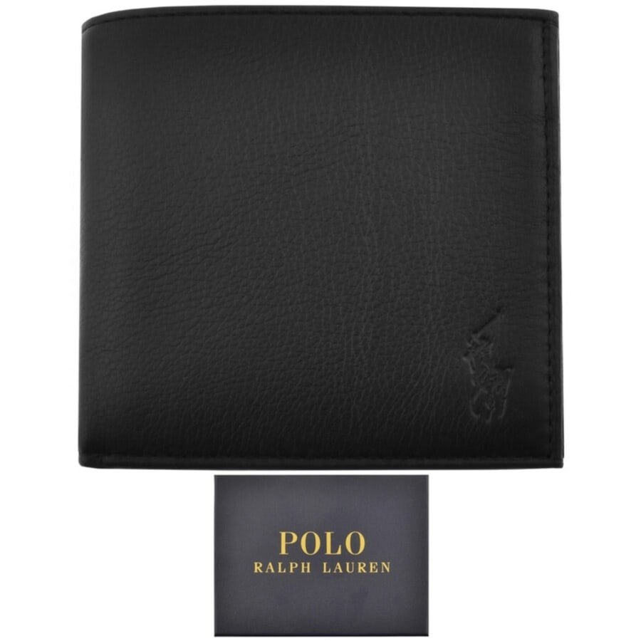 Ralph Lauren Billfold Wallet Black Mainline Menswear